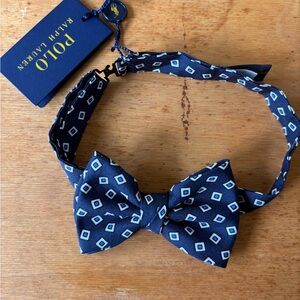 Polo Ralph Lauren NWT toddler infant blue preppy formal bow tie